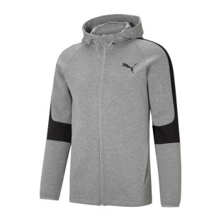 Sweat zippé Gris Homme Puma Evostripe Core vue 0