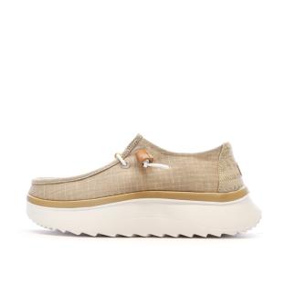 Chaussures Beiges/Dorées Femme Hey Dude Wally Sport Mesh vue 0