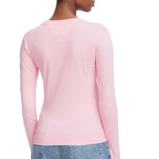 Tommy Hilfiger Classic Women’s Long-Sleeved T-Shirt in Pink Photo of the Espace des Marques %store% store - view of %key%
