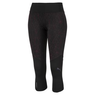 Malla 3/4 Mujer Puma Graphic Negro ver 0