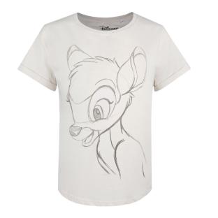 Women’s White Disney Bambi Sketch T-shirt Photo of the Espace des Marques %store% store - view of %key%
