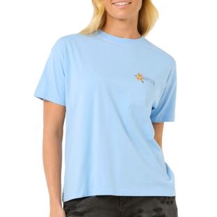 Camiseta Rip Curl Joya Relaxed Azul Mujer ver 0