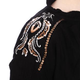 Bluse Schwarz Frau Les Tropéziennes Dormelle Ansicht 0