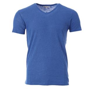 T-shirt Bleu Homme Paname Brothers Tom vue 0