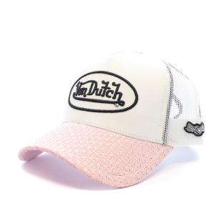 Casquette Blanc/Rose Femme Von Dutch Shinny vue 0