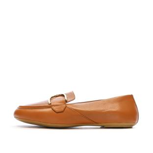 Mocassin Marron Femme Geox Palmaria vue 0