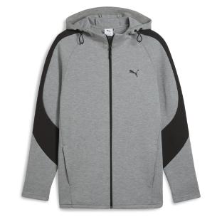Veste De Sport À Capuche Grise Homme Puma Evostripe vue 0