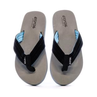 Tongs Grise et Noir Garçon Cool Shoe DONY BOY vue 0