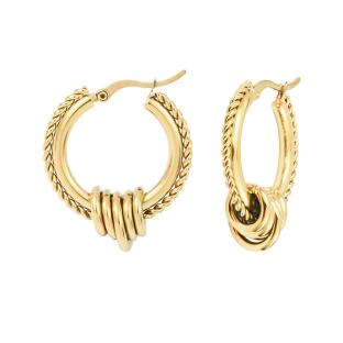 Clio Blue Mado Women's Gold Earrings Photo of the Espace des Marques %store% store - view of %key%