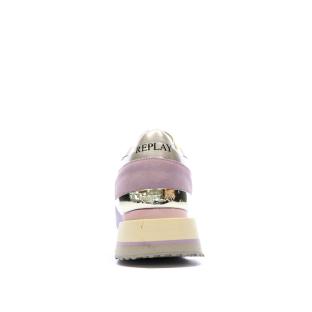 Zapatillas de deporte rosa/lila para mujer Replay GWS4M ver 0