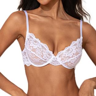 Weißer Damen-BH „Les Petites Bombes Aube“ Ansicht 0