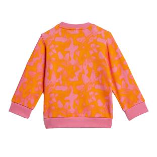Survêtement Orange/Rose Fille Adidas Crew Set vue 0