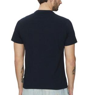 T-shirt Marine Homme Guess Palm Tree vue 0