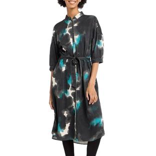 Graues/türkisfarbenes Damenkleid Ragwear Lola Ansicht 0