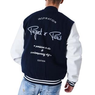 Veste Blanche/Marine Homme Project X Paris 2230109 vue 0