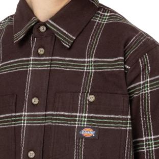 Chemise Marron/Vert Homme Dickies Warrenton vue 0