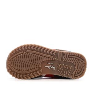 Baskets Marron Garçon Pepe jeans London Life vue 0