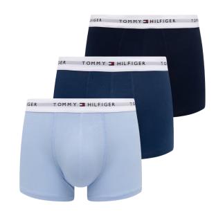 x3 Bóxers azul marino/azul para hombre Tommy Hilfiger Trunk1 ver 0