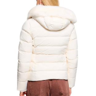 Tommy Hilfiger Women’s White Hooded Puffer Jacket Photo of the Espace des Marques %store% store - view of %key%