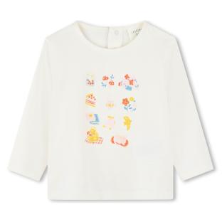 Ecru Baby Girl T-shirt Carrément Beau Y30218 Photo of the Espace des Marques %store% store - view of %key%
