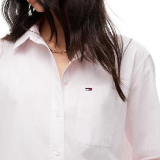 Tommy Hilfiger Essential Sh Women’s White/Pink Shirt Photo of the Espace des Marques %store% store - view of %key%