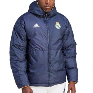 Real Madrid Doudoune Marine Homme Adidas Down vue 0