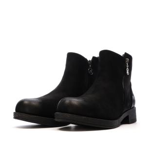 Bottines Noires Femme Chattawak 8-Vamp vue 0