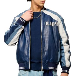 Veste en Cuir Bleu Homme Kaporal Last25 vue 0