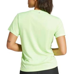 Camiseta amarilla Adidas Run It de mujer ver 0