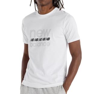 T-Shirt Blanc Homme New Balance Sport Essentials vue 0
