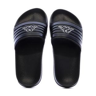 Claquettes Noir Garçon Kappa Logo Sarty Kid vue 0