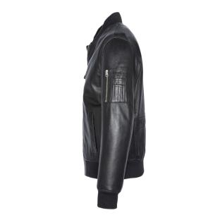 Blouson cuir Noir Homme Schott LCBOMBA vue 0