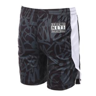 Short de Basketball Noir Garçon NBA Brooklyn Nets vue 0