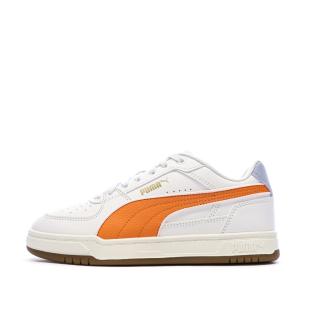 Baskets Blanche/Orange Ado Puma Caven Iii Retro vue 0