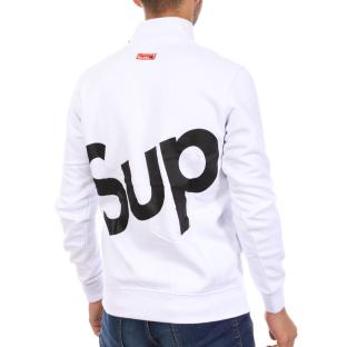 Veste Zippée Blanche Homme Supreme Grip Susy vue 0