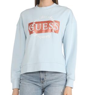 Sweat Bleu Femme Guess Deviner vue 0