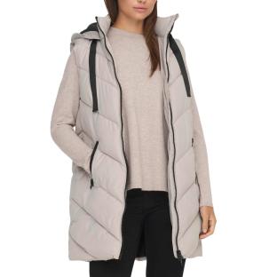 JDY Women's Beige Padded Waistcoat Photo of the Espace des Marques %store% store - view of %key%