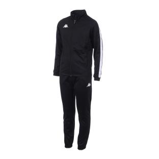 Conjunto de chándal negro unisex Kappa Galcio ver 0