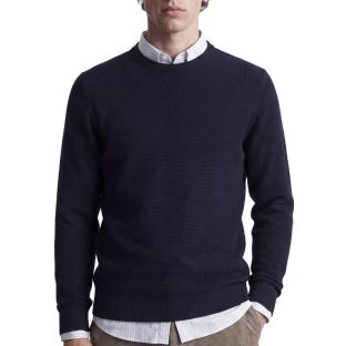 Jersey azul marino para hombre Jack & Jones Globe Knit ver 0
