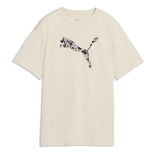 Beiges Puma-T-Shirt für Jungen mit Grafikdruck Ansicht 0