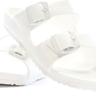 Sandales Blanche Mixte Birkenstock Arizona Kids Eva vue 0
