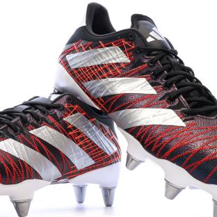 Zapatillas de rugby negras/rojas Adidas Kakari Z.1 SG ver 0