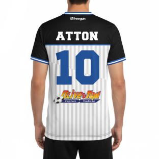 Camiseta de hombre de microfibra negra/gris Freegun Atton ver 0