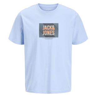 T-Shirt Bleu Pastel Homme Jack & Jones Hurban vue 0