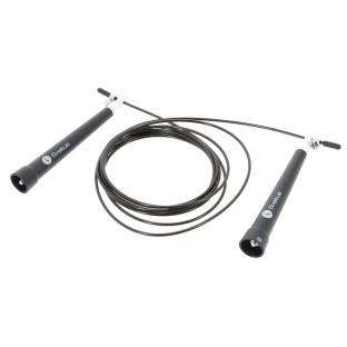 Cuerda de saltar ajustable negra Sveltus Speed ver 0