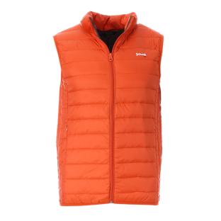 Chaqueta de pluma sin mangas Schott Naranja para hombre OAKLANDVRS ver 0