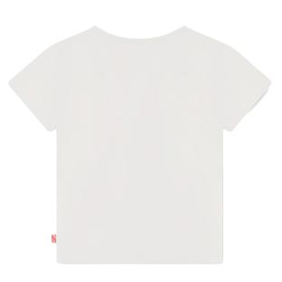 T-Shirt Blanc Fille Billieblush U20493 vue 0