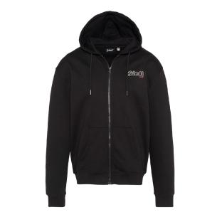 Sweat Zippé Noir Homme Schott SWHSAM vue 0