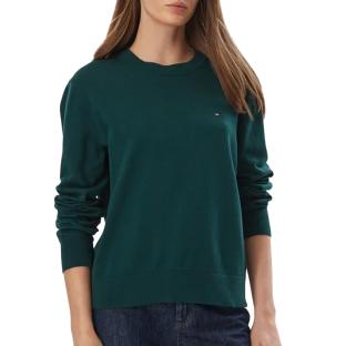 Tommy Hilfiger Essential Women’s Green Jumper Photo of the Espace des Marques %store% store - view of %key%