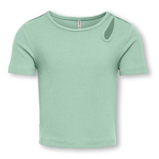 Camiseta de chica verde Top recortado para niños SOLO ver 0